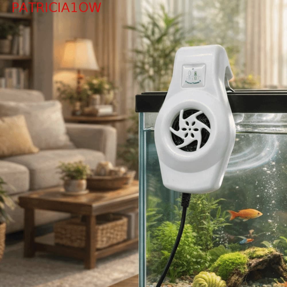 PATRICIA1OW Ventilador De Resfriamento De Aquário , Mini USB Silencioso Montado Na Parede , Tanque De Peixes Rápido