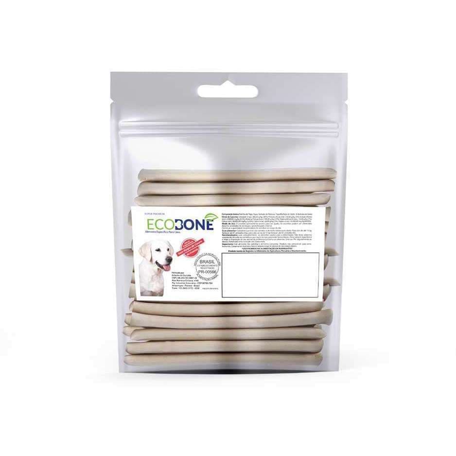Palito Ecobone Natural 8mm para Cães 500g