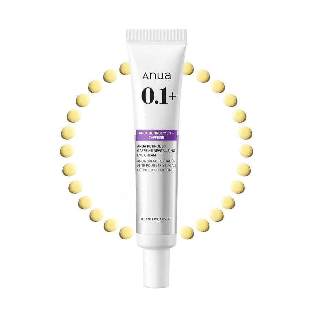 Creme Revitalizante para Olhos ANUA com Retinol 0.1 e Cafeína, Creme para os olhos para hidratação, Contorno dos olhos i