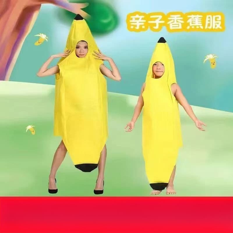 Pronto estoque Halloween criativo crianças traje de desempenho de frutas pai-filho desfile de moda desempenho do jardim