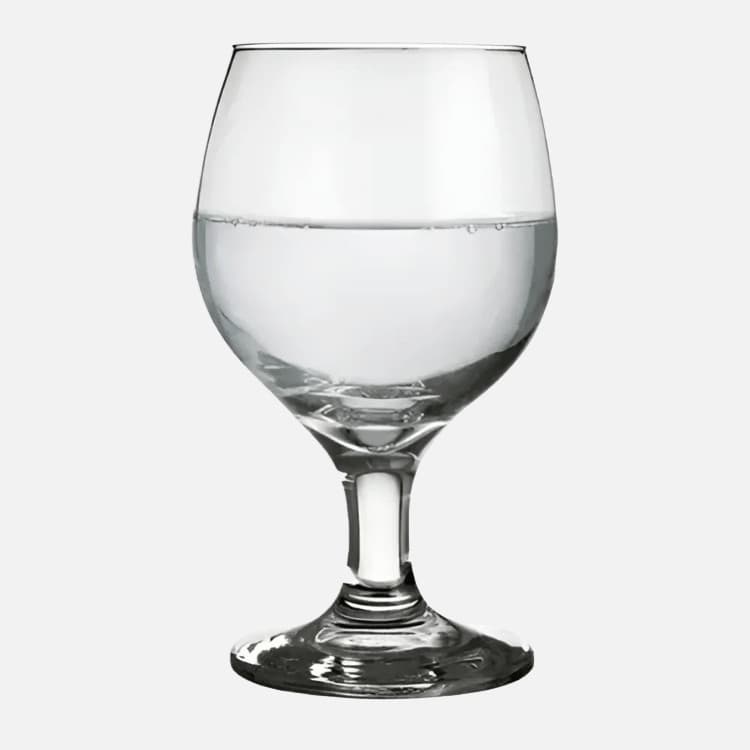 Taça para Água Gallant 320 ml em Vidro Transparente Nadir - Kit com 6 Unidades