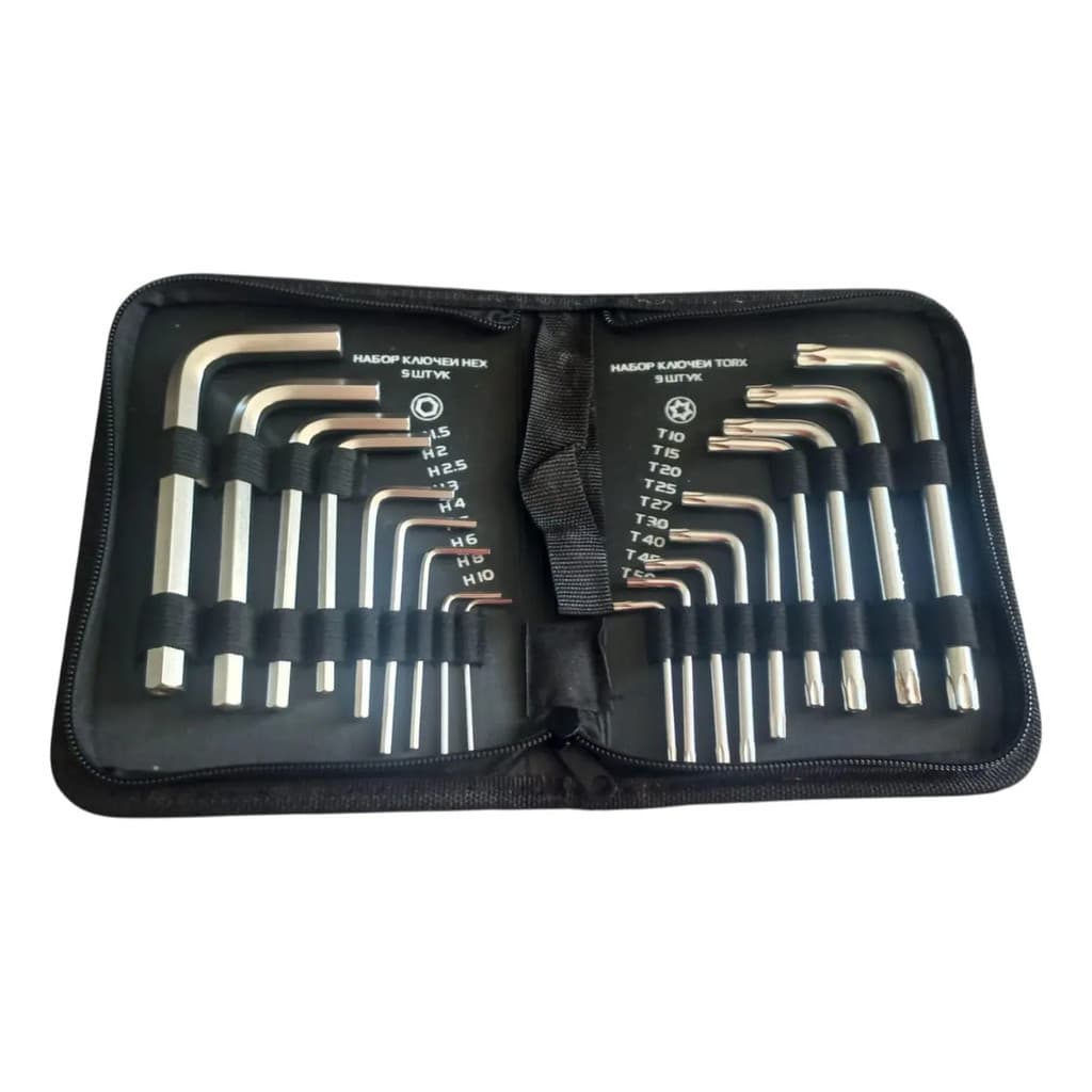 Jogo Chave Allen Curta 18 Peças Mtx Ferramentas Construção