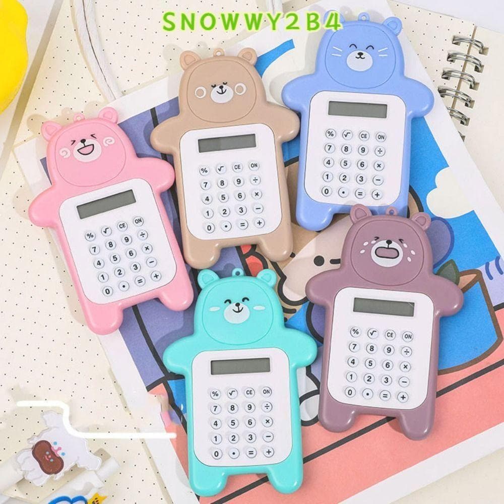 Calculadoras Científicas OWWY , Mini Calculadora Com Display De 8 Dígitos , Em Formato De Urso
