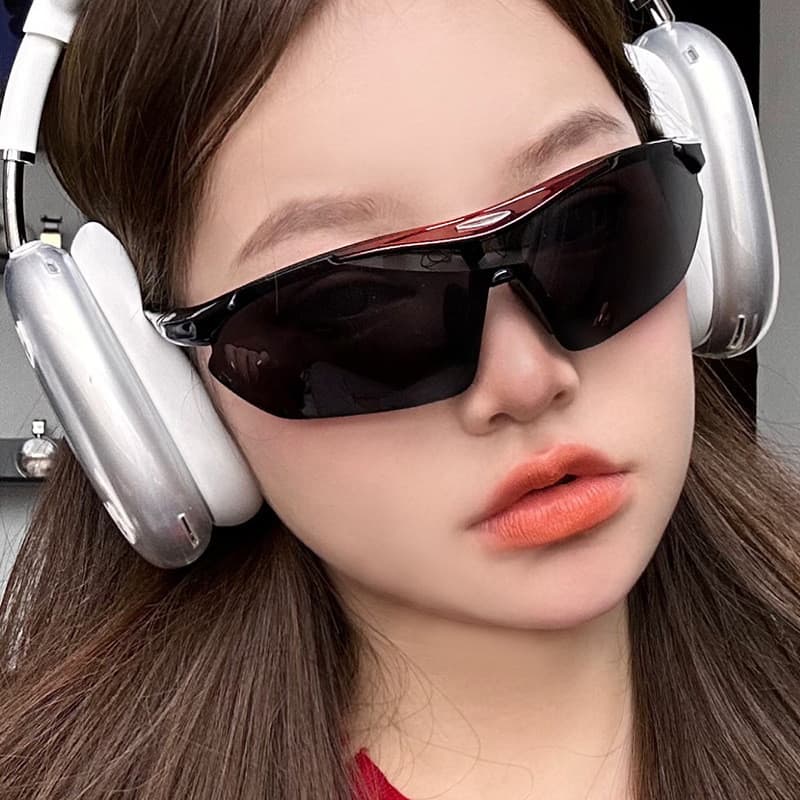 Óculos De Sol Esportivos Unissex Com Espelho Colorido Proteção UV Ciclismo Parkour Outdoor Trendy Shades