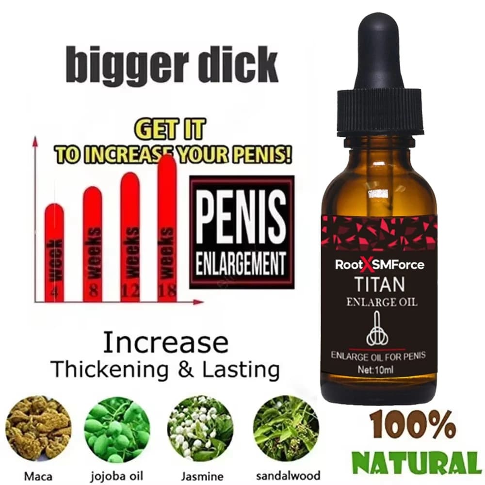Mais recente óleo essencial de massagem Natural Titan, nutritivo e cuidado seguro, corpo saudável