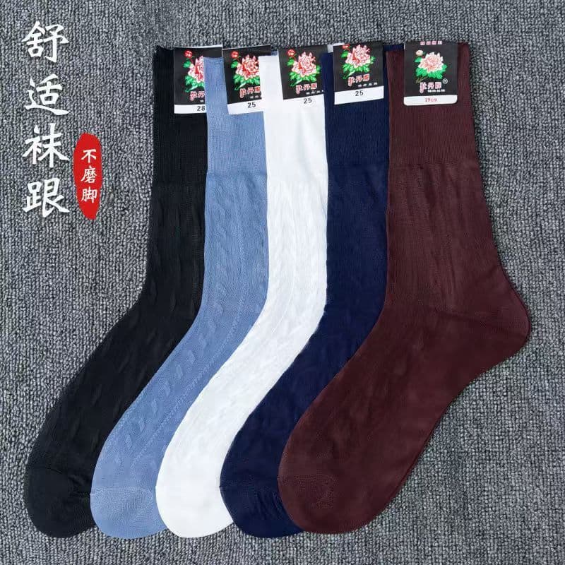Peônia marca meias de náilon antiquado meias masculinas antiquado meias de boca solta meias de náilon masculino Caplon M
