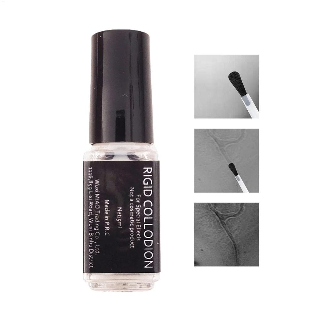 Cola Rígida Escarring Líquido Cicatriz Maquiagem 5ml Halloween Corpo Ferida Pintura Cosplay Scarring unhcxebr