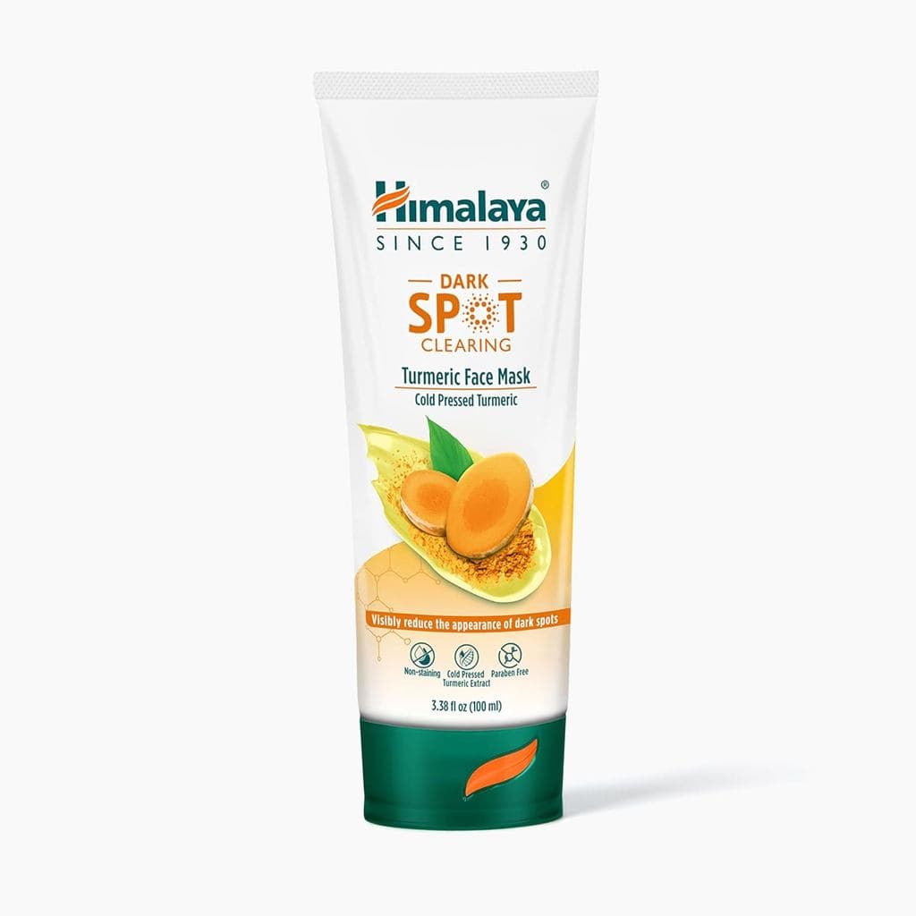 Máscara Facial de Cúrcuma para Redução de Manchas Escuras Himalaya, Máscara Facial Refrescante para Reduzir a Aparência