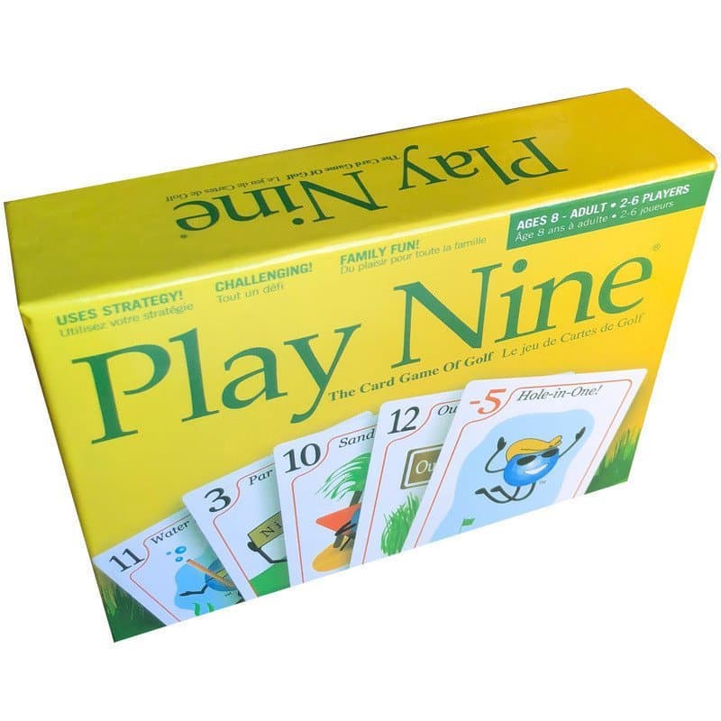 Jogo de Tabuleiro Play Nine Edição em Inglês Mais Vendido, Jogo de Cartas para Festa em Família, Nine-Game Golf---7.21