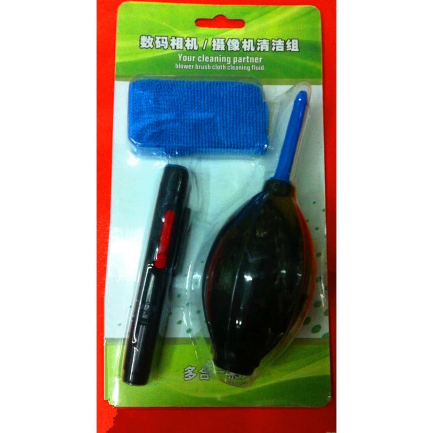 Saco câmera do telefone móvel computador Kit de limpeza fibra pano ar soprando lente caneta rede completa ótimo desconto