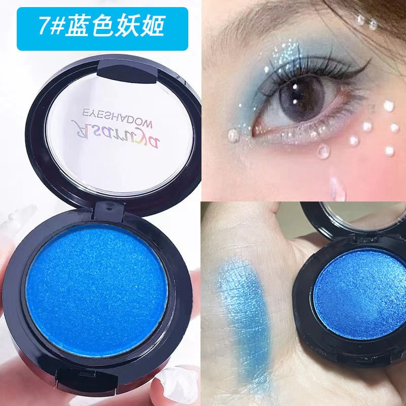 [Registros da série Full Color] Sombra de cor monocromática perolada azul verde roxo preto branco vermelho ouro 1715 per