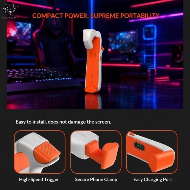 PFG M1 PUBG Gatilho De Jogos Móveis Botão De Tiro Ergonômico L1R1 Controlador De Jogo Joysti Para Telefones Celulares De