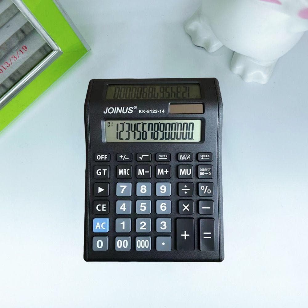 Calculadora Solar De Tela Dupla , Multifuncional De Contabilidade Financeira De Papelaria , Grande