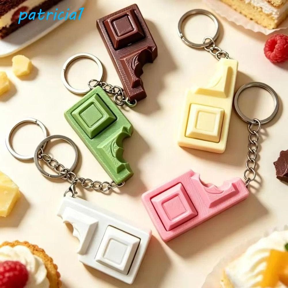 PATRICIA1 Chaveiro Com Teclado De Chocolate , Brinquedo Para Impresso Em 3D Design Portátil
