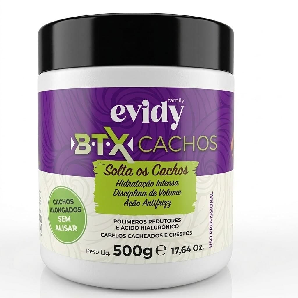 Botox Capilar Evidy Solta Cachos 500g