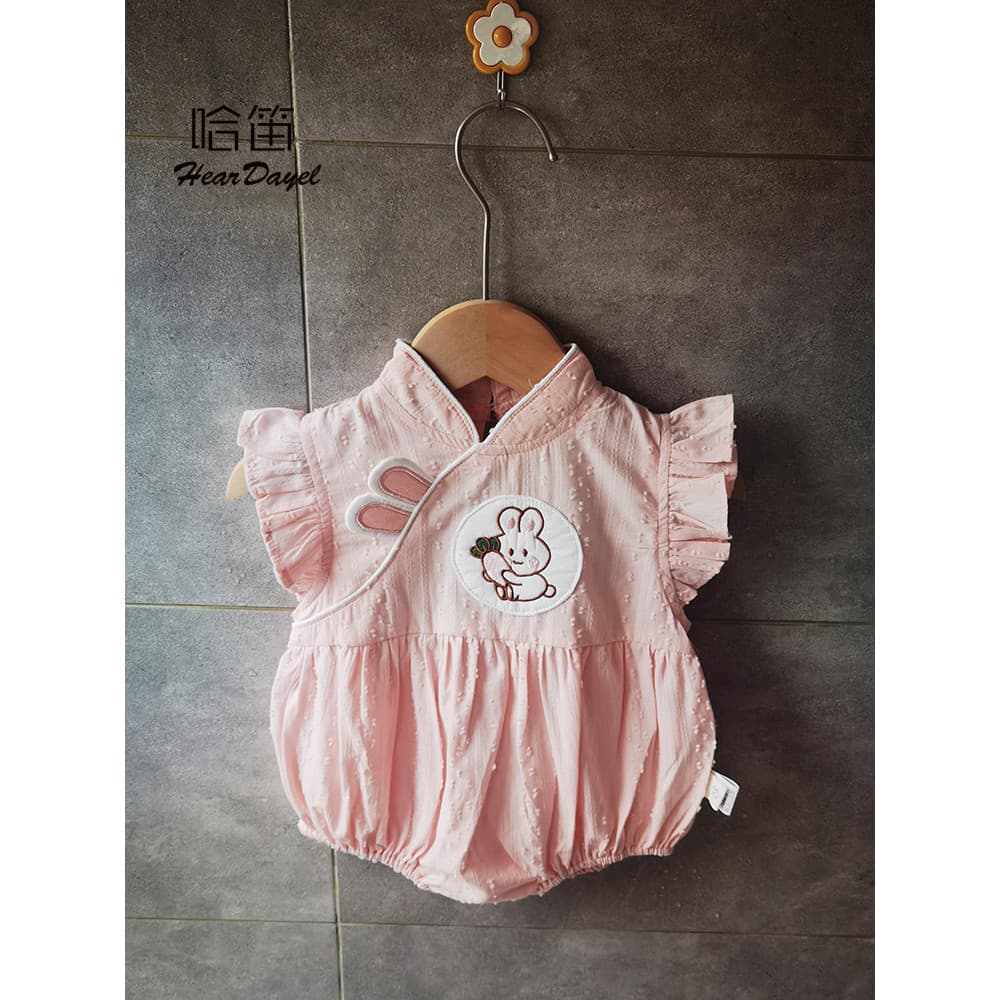 Bebê bebê sem mangas triângulo macacão Outing roupas do bebê menina bonito Super bonito bebê macacão verão estilo fino a