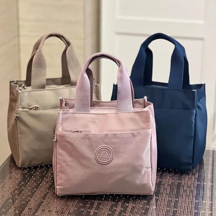 Nova cor sólida engrossado ampliado à prova dwaterproof água Unisex isolado lancheira saco de trabalho estudante portáti