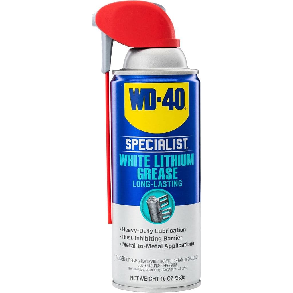 WD-40 Specialist, Spray de Graxa de Lítio Branca com Bico SMART STRAW SPRAYS 2 WAYS, 10 OZ