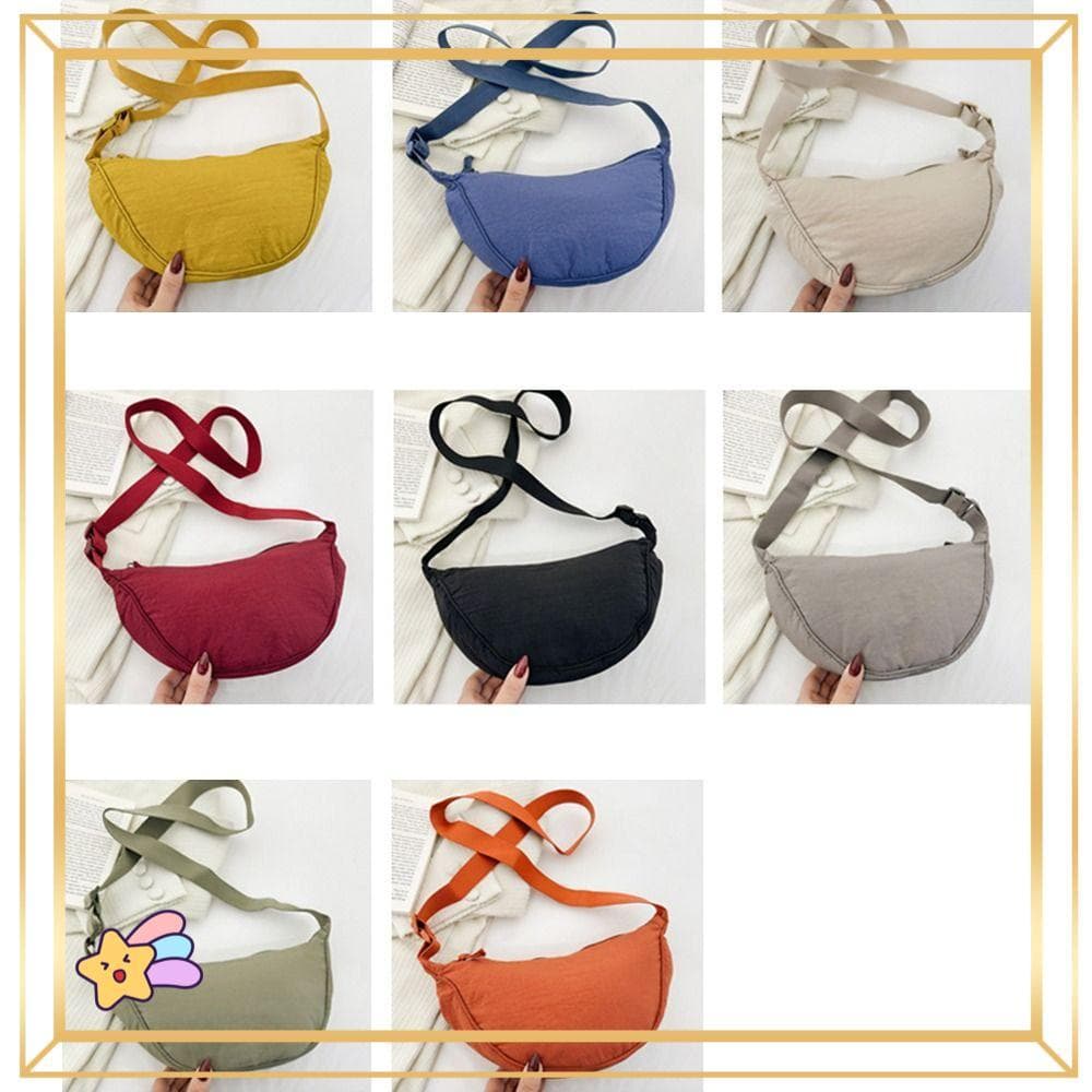 PETS1 Bolsas De Ombro Femininas , Bolsa De Bolinho De Cor Sólida Estilo Casual , Nas Axilas De Grande Capacidade De Nylo