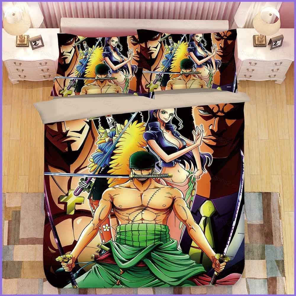 Conjunto De Lençóis GN 3IN1 ONE PIECE Lençol De Solteiro/Duplo Queen Size Quarto Fronhas Confortáveis