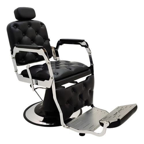 Poltrona Cadeira Para Salão Barbeiro Barber King Croma Capit