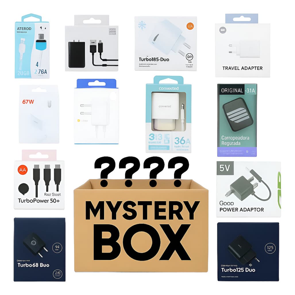 Box Misteriosa 10 Carregadores Para Samsung Motorola Xiaomi