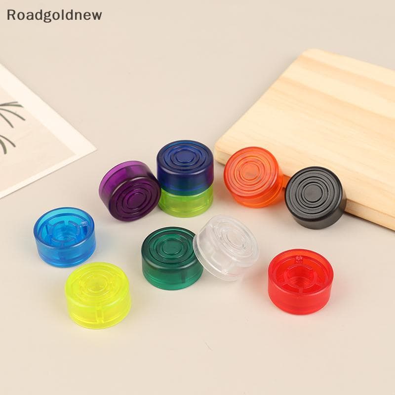 RGN 5 Pçs Pedal De Efeito Guitarra Pé Peças Prego Toppers Botão Plástico Pára-Choques Footswitch Protetor Acessórios NW