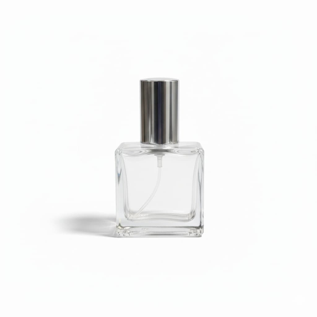 Frasco de Vidro p/ Decant 10 ml Com Válvula Prata - 50 un
