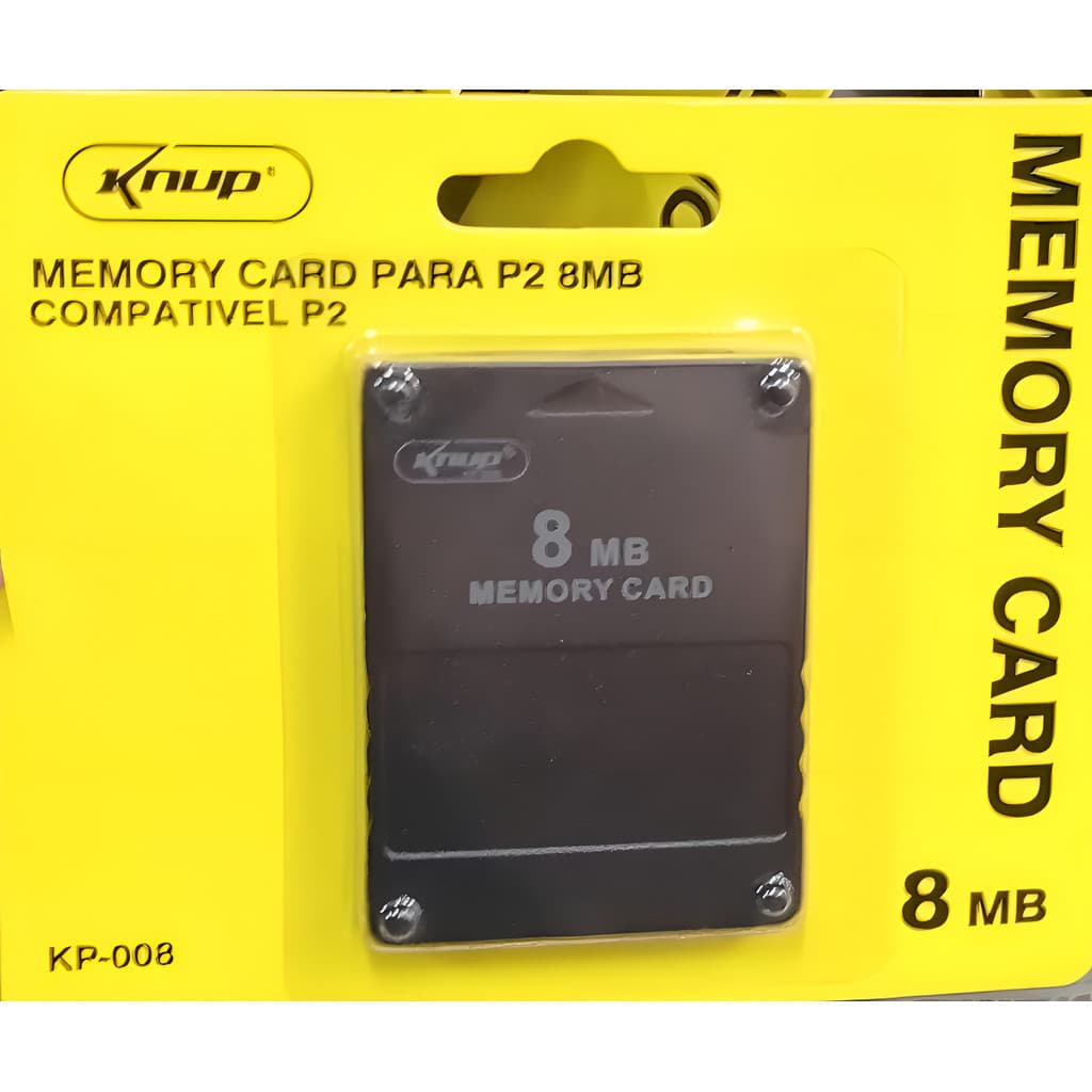 Memory Card 8mb Para Playstation 2 Cartão De Memoria Pro Ps2