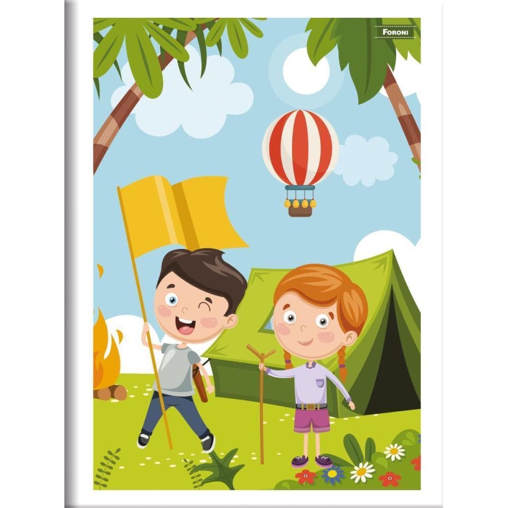 Caderno Brochura 1/4 Capa Infantil 60 Folhas PCT.C/10