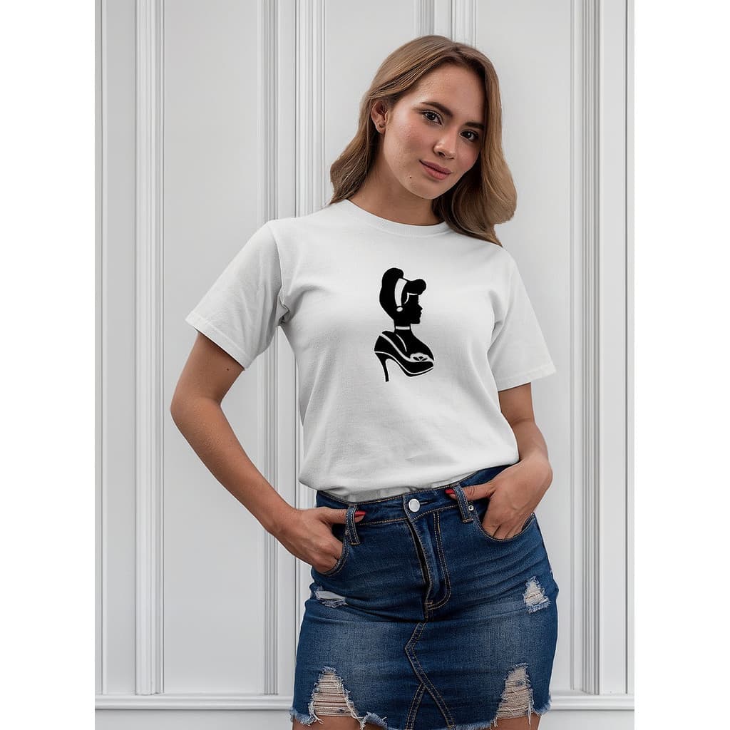 Camiseta Unissex Camisa T-shirts Cinderela 100% Algodão