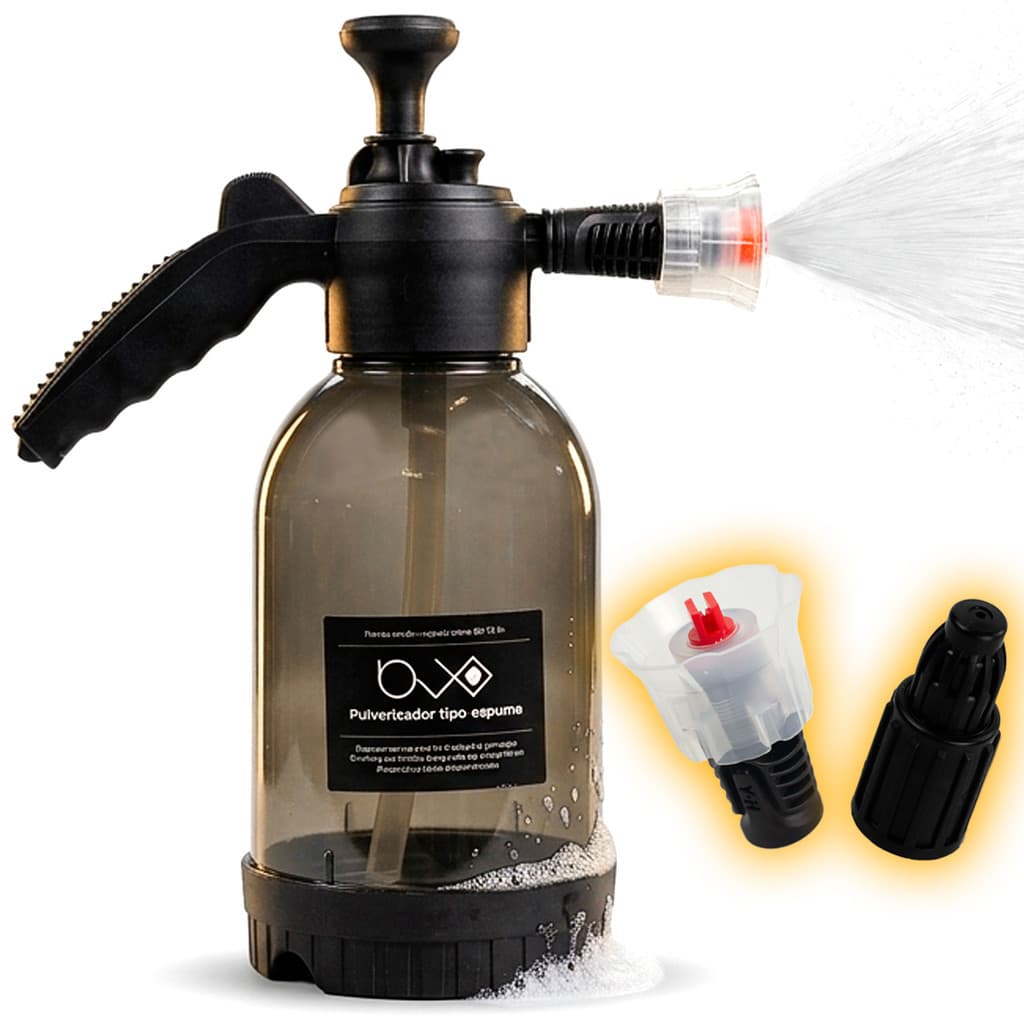 Pulverizador Borrifador Espuma Snow Foam Manual 2 Litros Lavagem Carro Moto