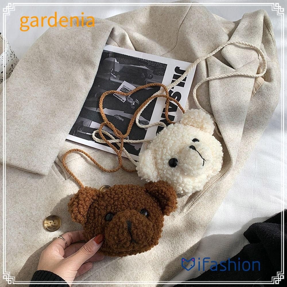 GARDENIA Bolsa De Ombro Mini Bolsas Recheadas Para Crianças De Pelúcia
