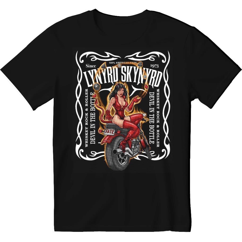Camisa Preta Rock Lynyrd Skynyrd