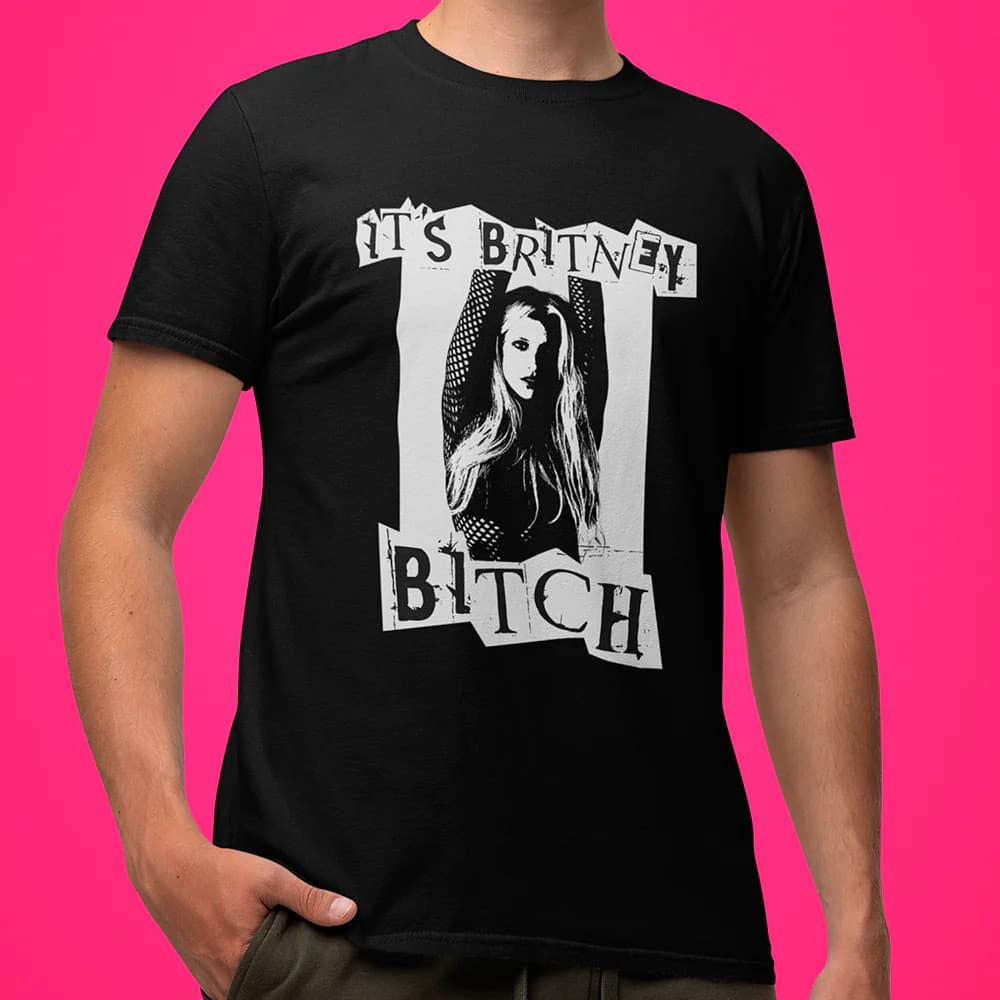 Camisa Britney Spears B!tch Blusa100% Algodão