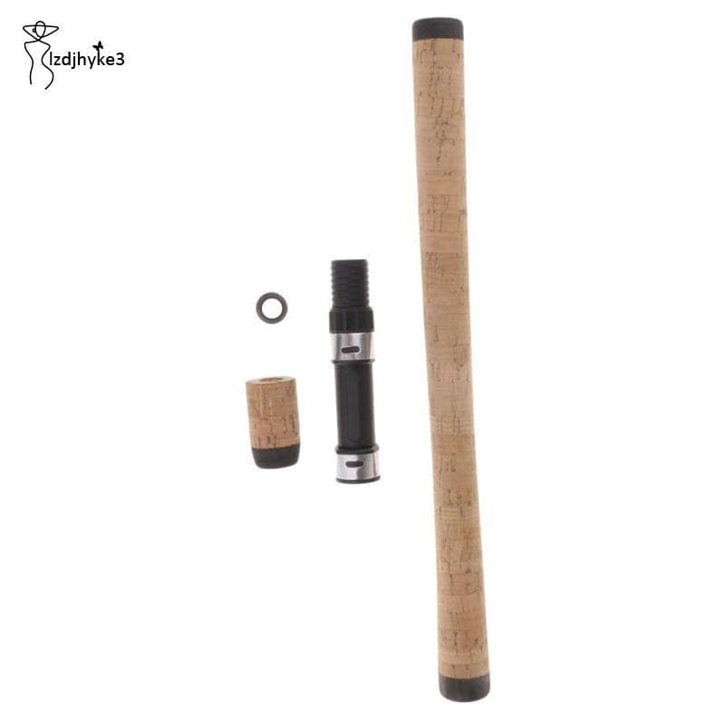 [lzdjhyke3] Construção/Reparo De Vara De Pesca DIY Alça De Cortiça De Imitação Composta Longa Com Assento De Carretel 1