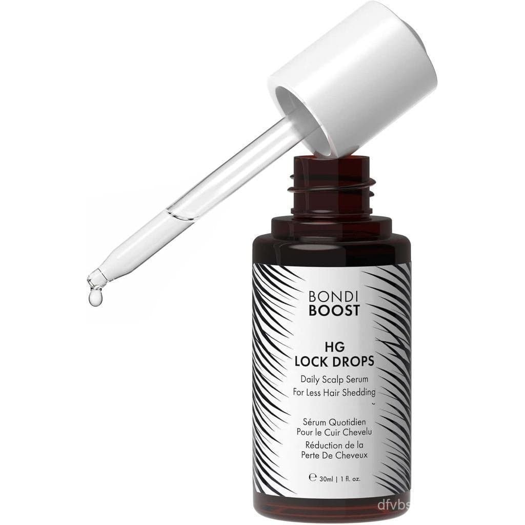 BondiBoost HG Lock Drops Sérum Diário para Cuidado Capilar Feminino – Não oleoso, reduz a queda de cabelo, estimula o co