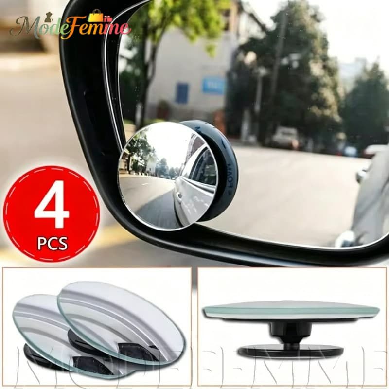 [À Venda] Espelho Retrovisor De Ponto Cego De Carro De 360 Graus-Peças Automotivas-Espelhos Sem Borda Reverso Do-Redondo