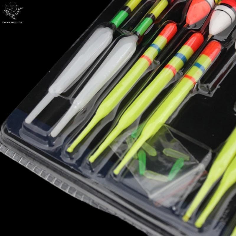 PFG 15 Pçs/Set Flutuador De Vários Tamanhos Bóia De Peixe Equipamento De Pesca Suprimentos Acessórios Conjunto De FG