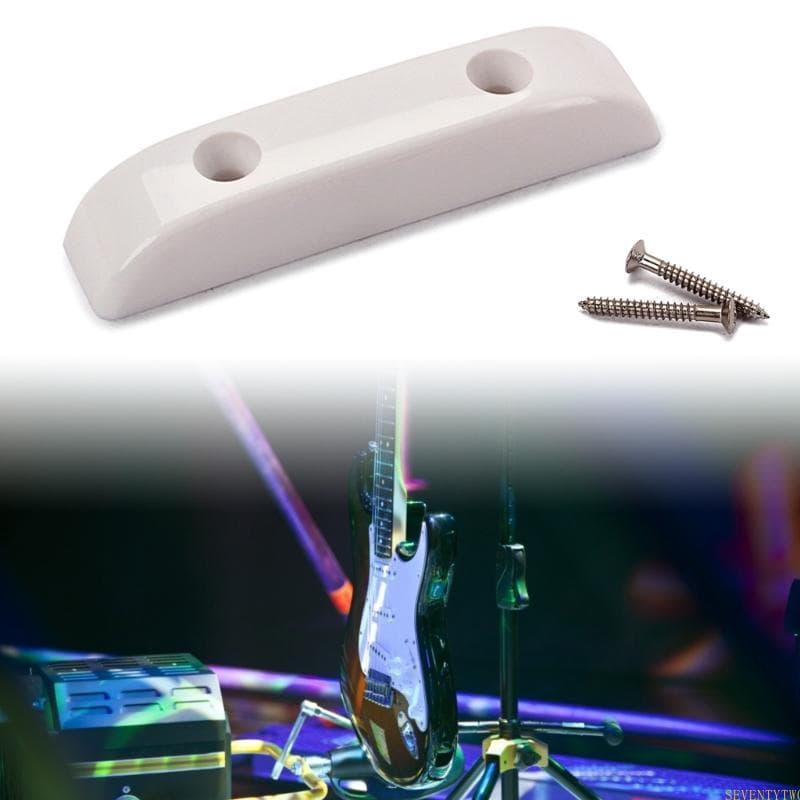 Bass Guitar Thumb Rest Dedo Thumbrest Branco Descanso Polegar