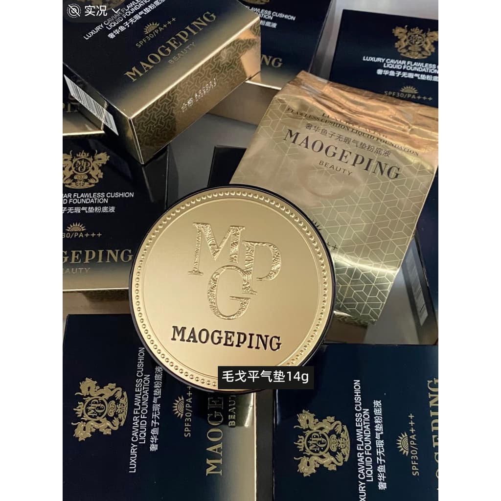 Mao Geping Caviar Almofada 14g Núcleo de Substituição Base Líquida Impecável Corretivo Hidratante Duradouro bb