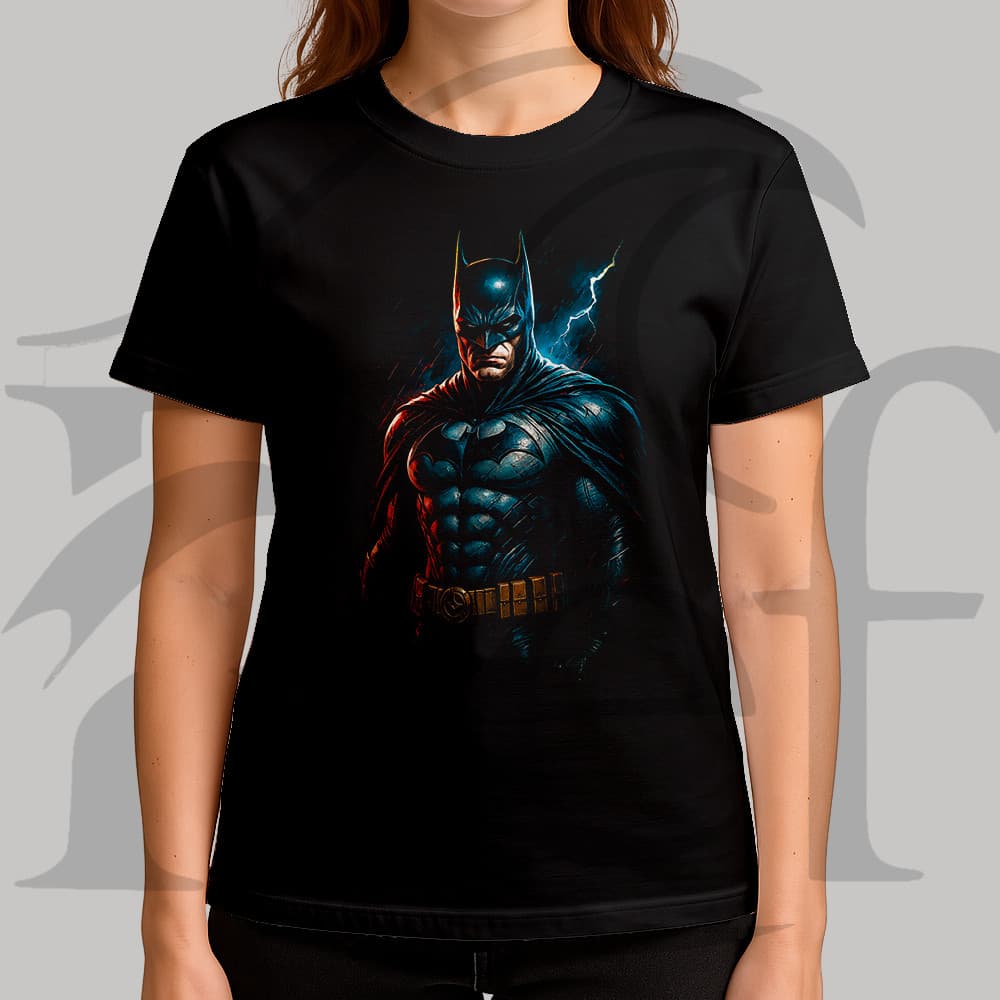 Camiseta Casual Estampa Batman 071 - Confortável 100% Algodão Envio Rápido
