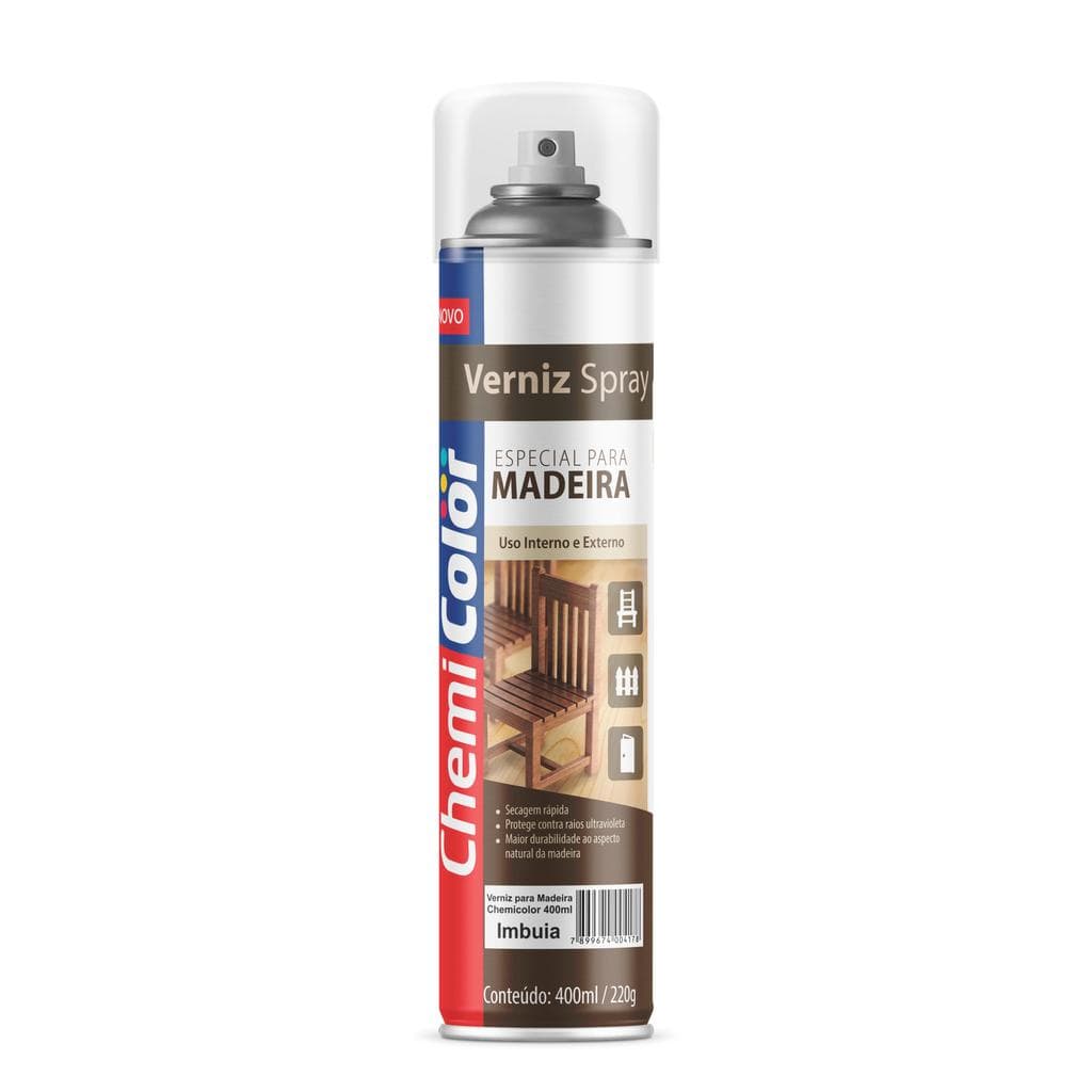 Verniz Para Madeira Imbuia Spray 400ML