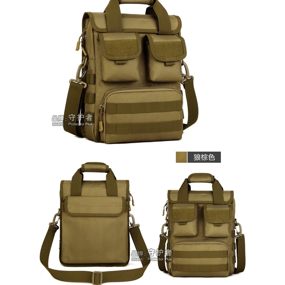Guardian bolsa de negócios A4 papel Commuter ombro mensageiro saco masculino Multi-bolso viagem de negócios arquivo port