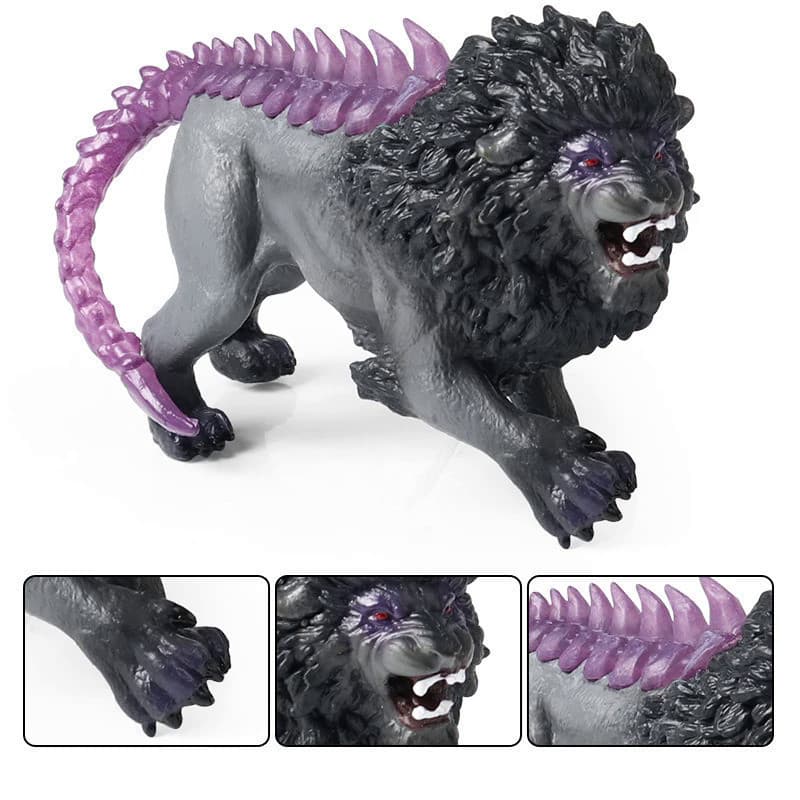 Modelo de dinossauro mítico, dragão, tigre, monstro, modelo de leão, modelo de vaca, modelo móvel, decoração artística 9