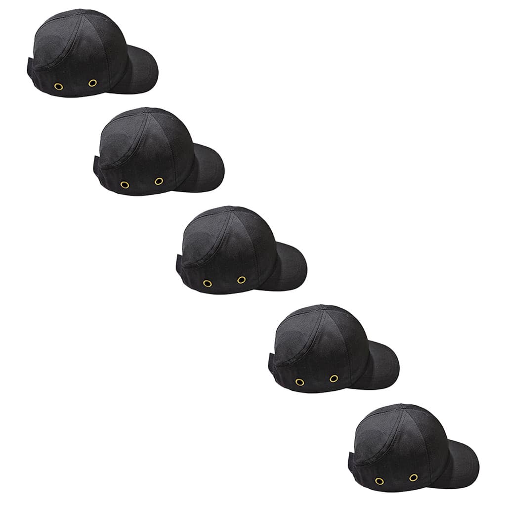 Bone com Capacete EPI Kit 5 Uni Obra Segurança do Trabalho Casquete Construcao Serviço Reparo Conserto Oficina