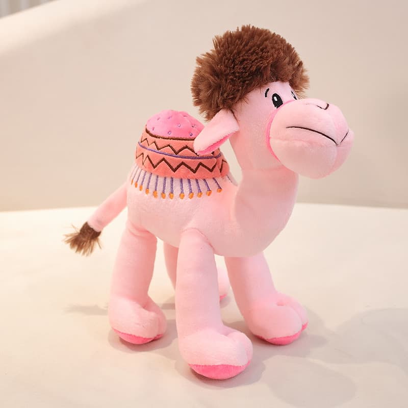 Deserto camelo brinquedo de pelúcia simulação criativa camelo boneca bonito Ragdoll crianças boneca presente aniversário