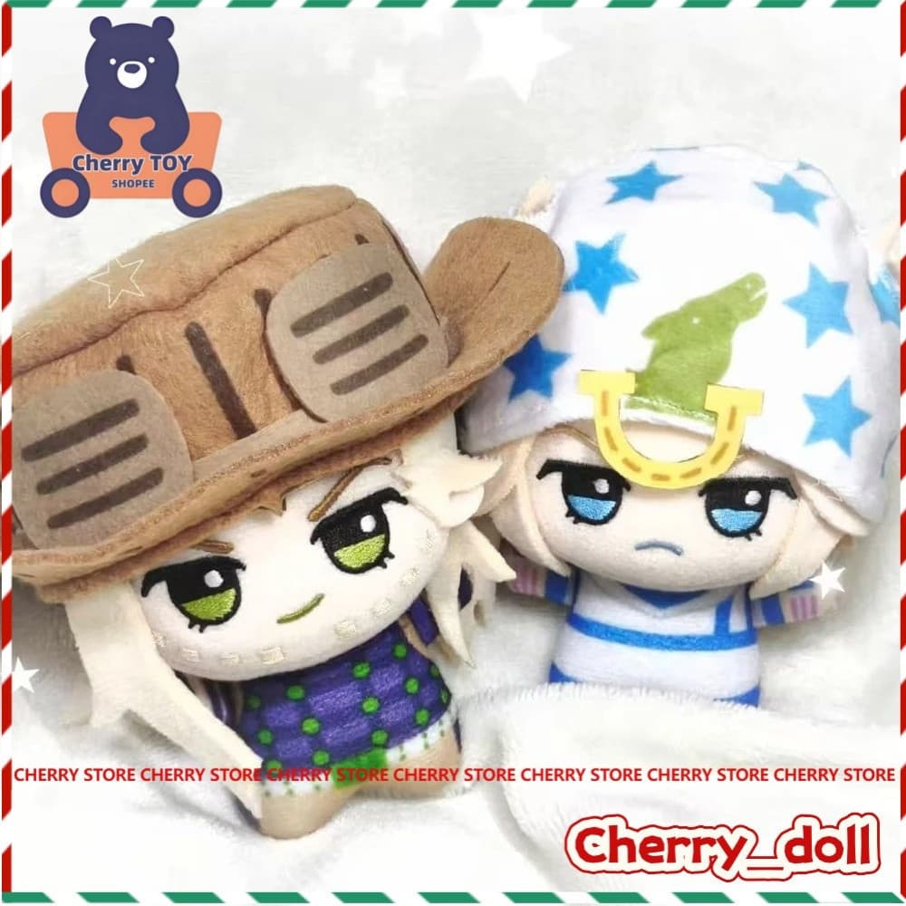 Brinquedo de Pelúcia de Anime JoJo's Bizarre Adventure Jonathan Joestar Julius Caesar Zeppeli, Bonecos de Algodão Fofos