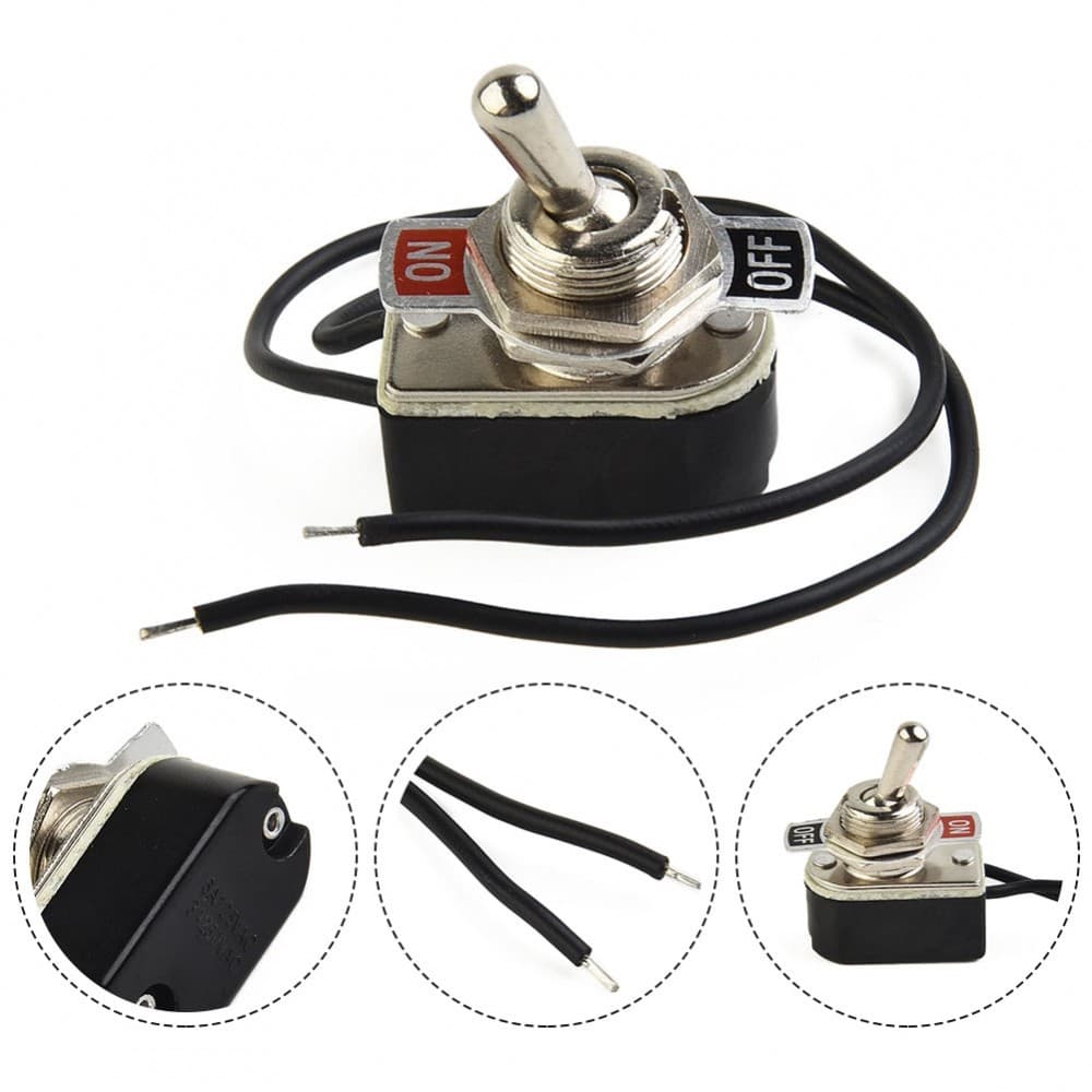 Moderno E Eficiente 1 Pcs 2 Pés ONOFF Pré-Fiado Interruptor De Alternância SPST 6A125V