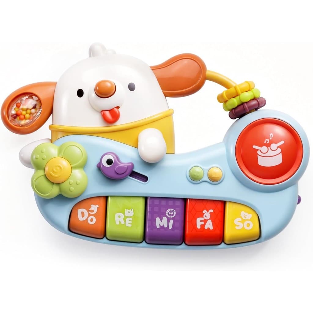 Brinquedo Musical Portátil Para Piano De Bebê De 6 A 24 Meses | Sons De Animais E 15 Músicas , De Atividade Sensorial ,